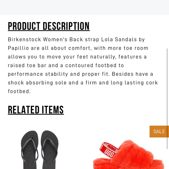 NIB New in box Birkenstock Papillio Lola sandals in cognac size 39 or 8. - Picture 4 of 9